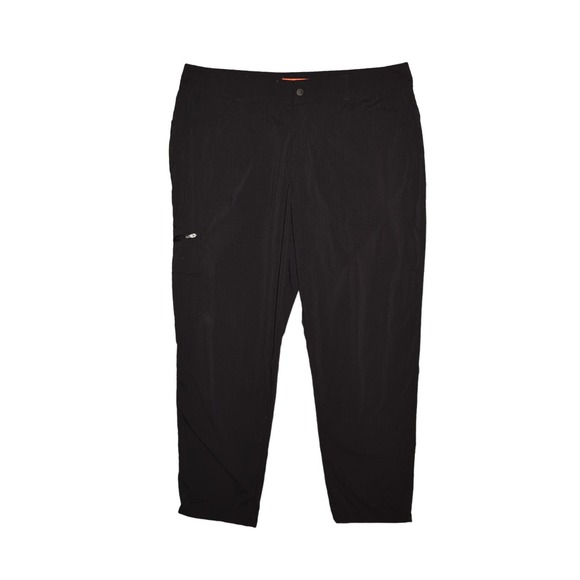 MERRELL $65 Select Dry Rama Tech Lightweight Stretch Cropped Pant‎ Black Size 14 - Picture 1 of 4